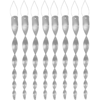 Отпугиватель птиц Strend Pro, спиральный, светоотражающий, 29 см, упаковка 8 шт.