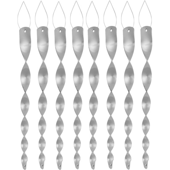 Putnu baidītājs Strend Pro, spirālveida, atstarojošs, 29 cm, iepakojumā 8 gab.