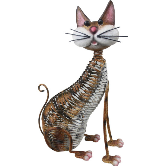 Украшение MagicHome Mecco, Кот, листовой металл, 30,5x16x40,5 см
