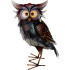 Украшение MagicHome Mecco, Сова, листовой металл, 23x15x40,5 см