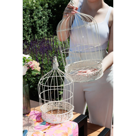 MagicHome Mecco dekorācija, Putnu būris, komplektā 2 gab