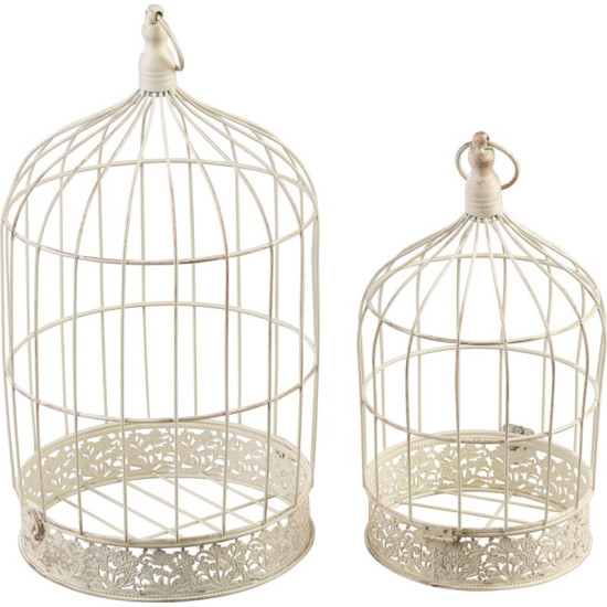 MagicHome Mecco dekorācija, Putnu būris, komplektā 2 gab