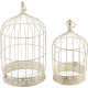 MagicHome Mecco dekorācija, Putnu būris, komplektā 2 gab