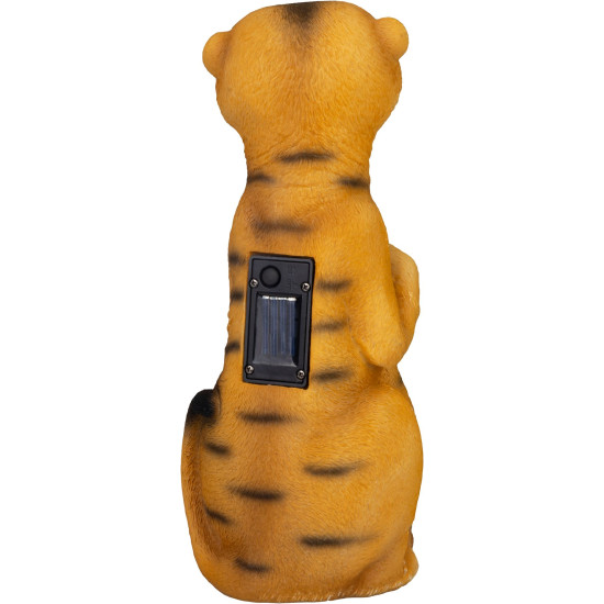 Strend Pro Dārza dekorācija, surikati, saules, 4xLED, 12x11x27,5 cm