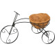 Dārza dekorācija, puķu podu paliktnis, velosipēds, 30x48x30 cm