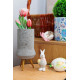 Decoration Magic Home, Bunny with egg, Easter, 6.3x6.5x14.9 cm