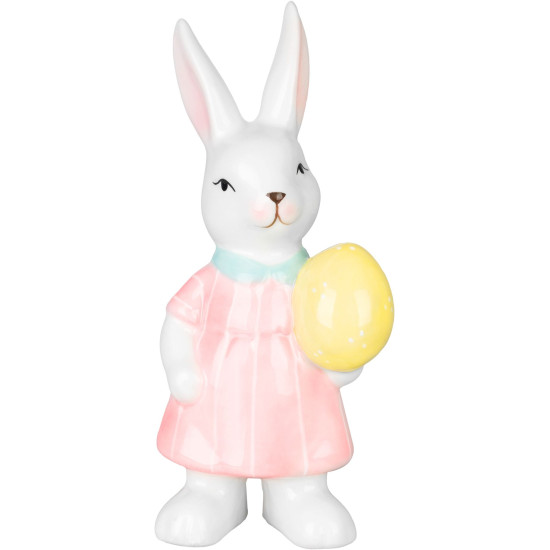 Украшение Magichome, кролик с яйцом, Пасха, 5,3x8x17,3 см.