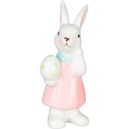Украшение Magichome, кролик с яйцом, Пасха, 4,7x6x12,7 см.