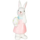 Украшение Magichome, кролик с яйцом, Пасха, 4,7x6x12,7 см.