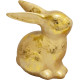 Decoration Magic Home, Bunny, golden, Easter, 6x7x10 cm