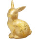 Decoration Magic Home, Bunny, golden, Easter, 4.2x5.5x8.2 cm