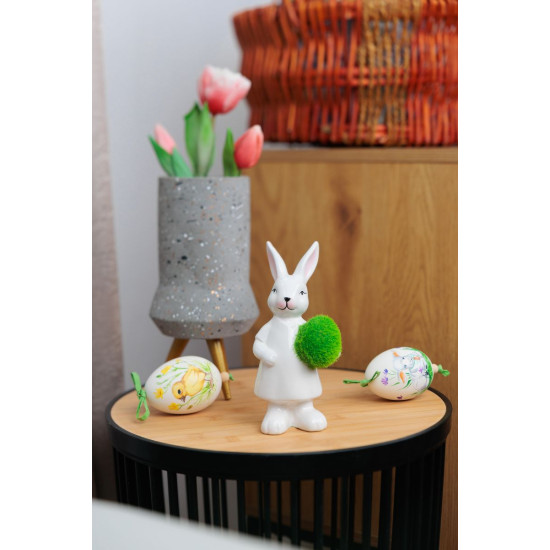 Украшение Magic Home, Doe с пасхальным яйцом,  5,3x8x17,3 см