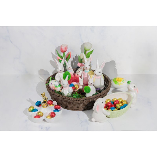 Украшение Magic Home, Doe с пасхальным яйцом,  5,3x8x17,3 см