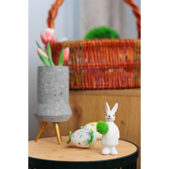 Украшение Magic Home, Doe  с пасхальным яйцом, 4,7x6x12,7 см.