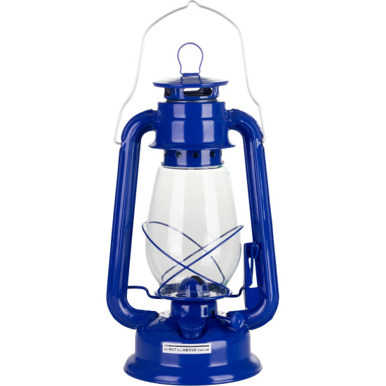 Petrolejas lampa, 300 mm,  zila