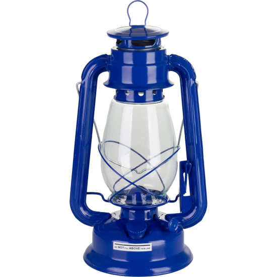 Petrolejas lampa, 300 mm,  zila