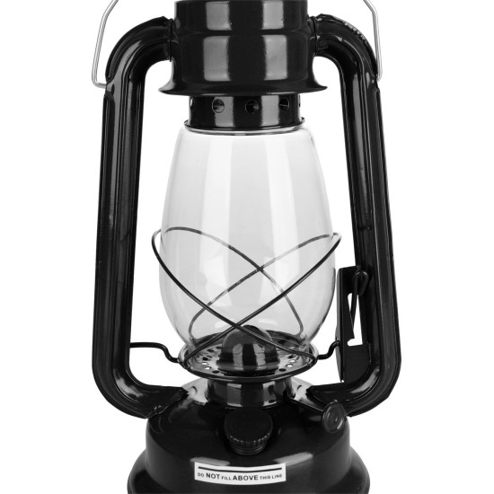 Petrolejas lampa, 300 mm, melna Petrolejas lampa, 300 mm, melna