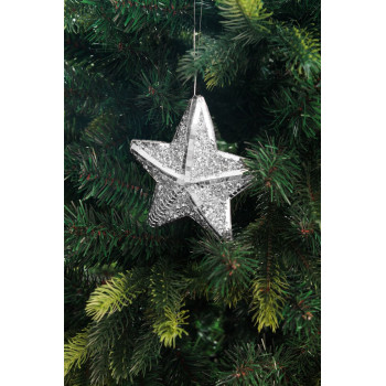 MagicHome Christmas decoration, star, 14x14x3 cm MagicHome Christmas decoration, star, 14x14x3 cm