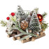 Candle holder MagicHome Christmas, natural, 13x11 cm