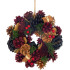 MagicHome Ziemassvētku vainags, kulons, zili sarkans, 24 cm