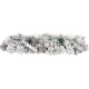 Ikebana MagicHome Рождество, Адвент, Белый, 50x16x9 см