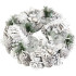 MagicHome Christmas wreath, Advent, white, 32 cm