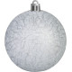 MagicHome Christmas Balls, 6 pcs, white, for Christmas tree, 8 cm MagicHome Christmas Balls, 6 pcs, white, for Christmas tree, 8 cm
