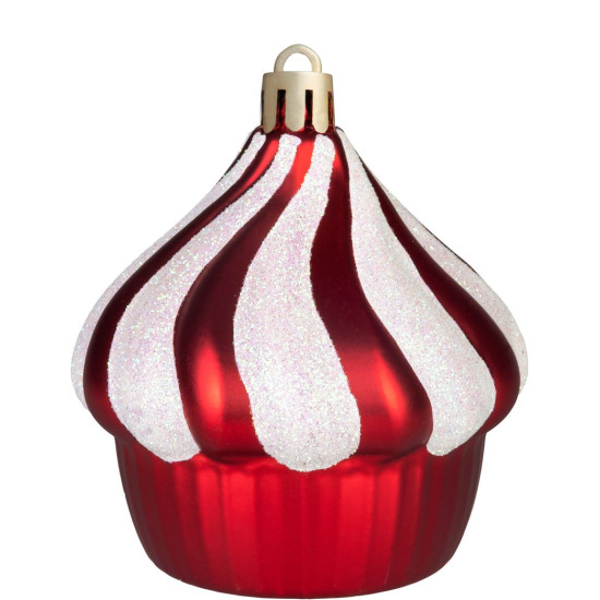 MagicHome Christmas balls, set, 47 pcs, red, mix, for the Christmas tree
