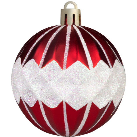 MagicHome Christmas Balls, set, 39 pcs, red, mix, for Christmas tree