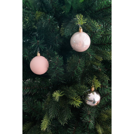 MagicHome Ziemassvētku bumbiņu komplekts 20 gab Pink Mix Ziemassvētku eglīte 6 cm MagicHome Ziemassvētku bumbiņu komplekts 20 gab Pink Mix Ziemassvētku eglīte 6 cm