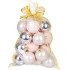 MagicHome Ziemassvētku bumbiņu komplekts 20 gab Pink Mix Ziemassvētku eglīte 6 cm