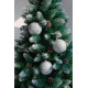 MagicHome Christmas Balls, set, 3 pcs, silver, for Christmas tree, 10 cm MagicHome Christmas Balls, set, 3 pcs, silver, for Christmas tree, 10 cm