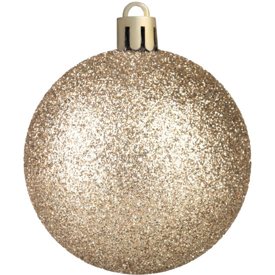 MagicHome Christmas Balls, set, 32 pcs, bronze, mix, for Christmas tree