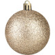 MagicHome Christmas Balls, set, 32 pcs, bronze, mix, for Christmas tree