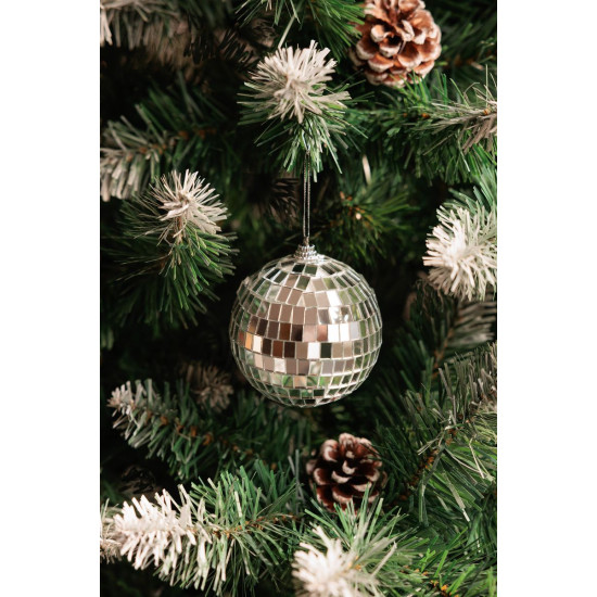 MagicHome Christmas Balls, 4 pcs, for Christmas tree, disco balls, 8 cm