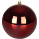 MagicHome Christmas Balls, 2 pcs, burgundy, for Christmas tree, 12 cm MagicHome Christmas Balls, 2 pcs, burgundy, for Christmas tree, 12 cm