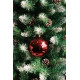 MagicHome Christmas Balls, 2 pcs, burgundy, for Christmas tree, 12 cm MagicHome Christmas Balls, 2 pcs, burgundy, for Christmas tree, 12 cm