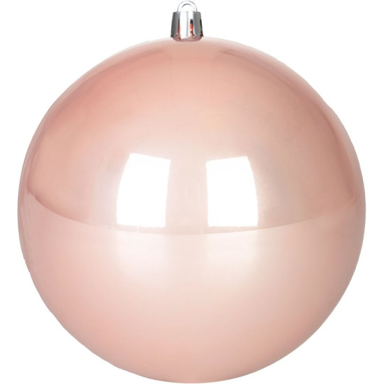 MagicHome Christmas Ball, 2 pcs, pink, for Christmas tree, 12 cm