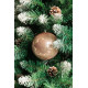 MagicHome Christmas Ball, 2 pcs, pink, for Christmas tree, 12 cm