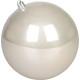 MagicHome Christmas balls, 2 pcs, beige, for Christmas tree, 12 cm MagicHome Christmas balls, 2 pcs, beige, for Christmas tree, 12 cm