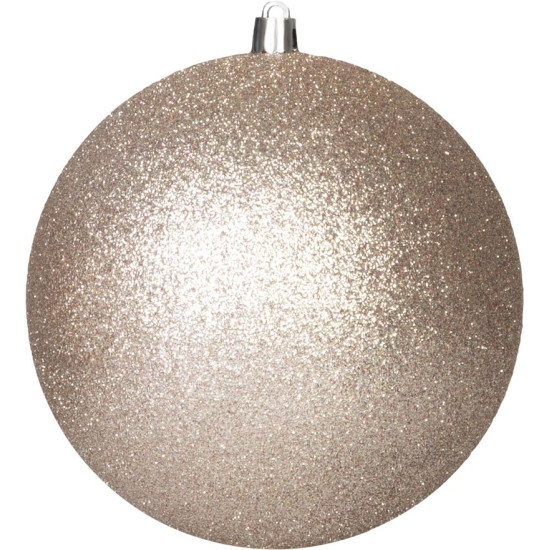 MagicHome Christmas Balls, 2 pcs, champagne, for Christmas tree, 12 cm