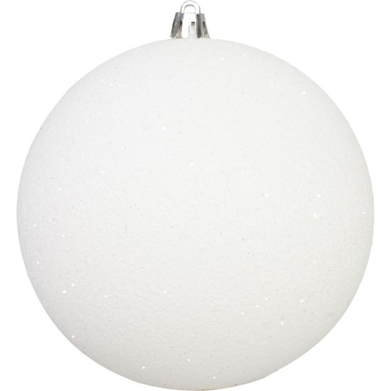 MagicHome Christmas Balls, 2 pcs, white, for Christmas tree, 12 cm MagicHome Christmas Balls, 2 pcs, white, for Christmas tree, 12 cm
