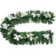 MagicHome Christmas decoration, garland, white, 200 cm MagicHome Christmas decoration, garland, white, 200 cm