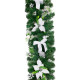 MagicHome Christmas decoration, garland, white, 200 cm MagicHome Christmas decoration, garland, white, 200 cm