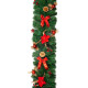 MagicHome Christmas decoration, garland, red, 200 cm MagicHome Christmas decoration, garland, red, 200 cm