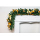 MagicHome Christmas decoration, garland, gold, 200 cm MagicHome Christmas decoration, garland, gold, 200 cm