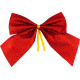 MagicHome Ziemassvētku rotājums, Bowknot, sarkans, bumba. 4 gab., 9 x 9 cm MagicHome Ziemassvētku rotājums, Bowknot, sarkans, bumba. 4 gab., 9 x 9 cm