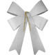 MagicHome Ziemassvētku rotājums, Bowknot, Sudrabs, 38 x 30 cm MagicHome Ziemassvētku rotājums, Bowknot, Sudrabs, 38 x 30 cm