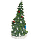 MagicHome Christmas Decoration, Snowman with Tree, 9.5x10x20 cm MagicHome Christmas Decoration, Snowman with Tree, 9.5x10x20 cm