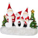 MagicHome Ziemassvētku rotājums, Santa JOY, 11x24.5x19.5 cm